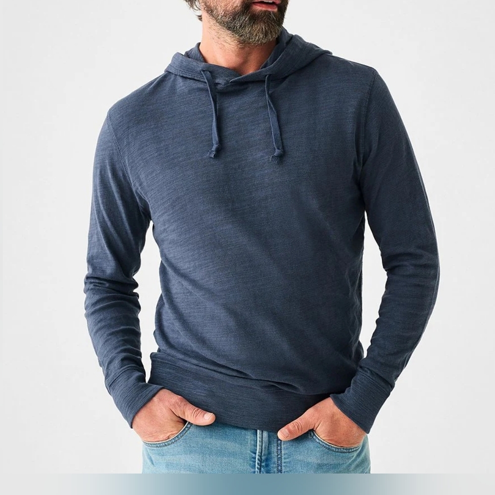 Men's Navy Blue Hoodie Shirt
